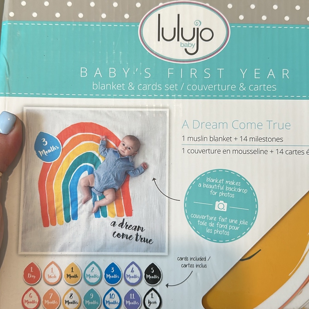 Baby’s First Year Blanket and Signs